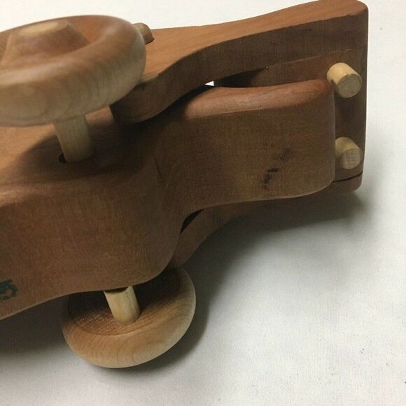 Vintage Animated Hardwood Push Toy Hippo Toy - Picture 9 of 12